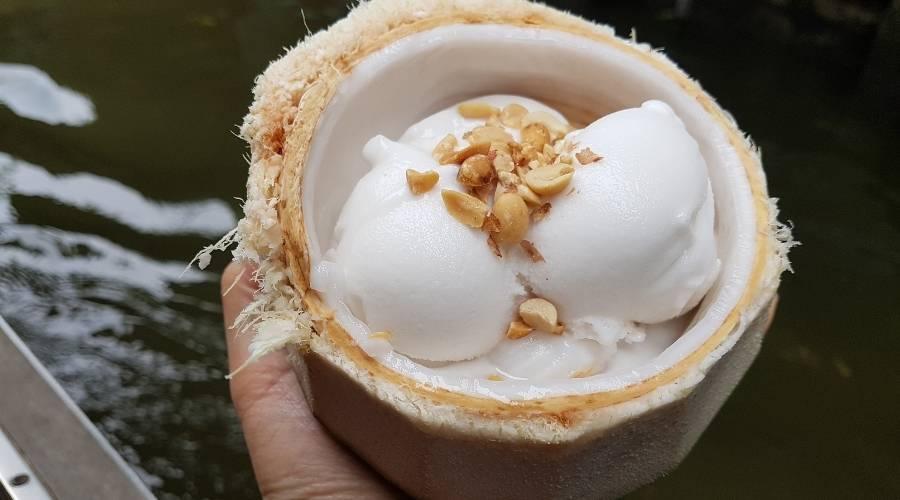 Coconut Saffron Ice Cream