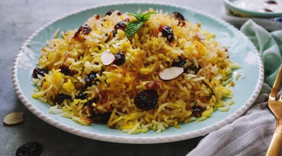 Persian Cranberry Rice Pilaf