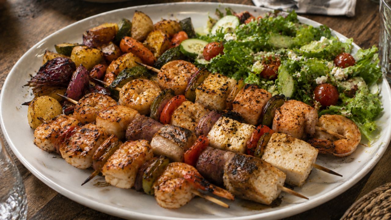 Seafood BBQ with Saffron