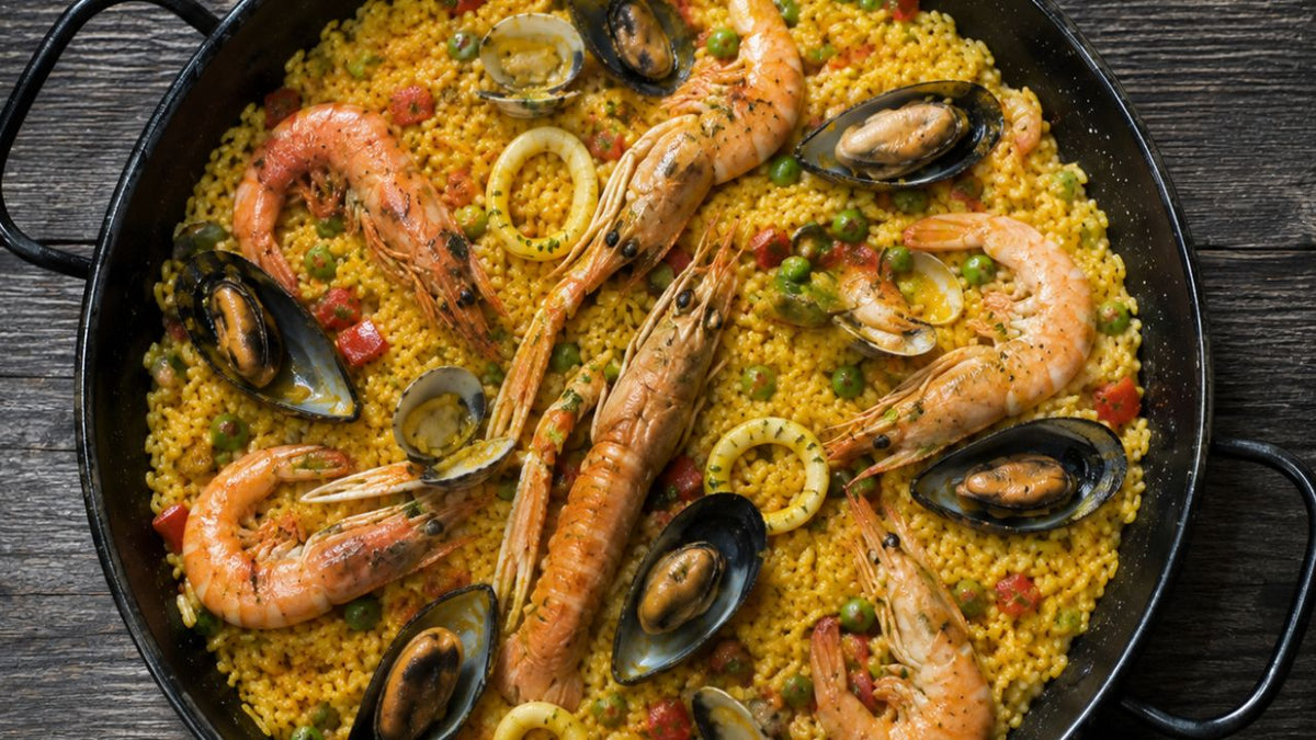 Seafood Paella with Saffron