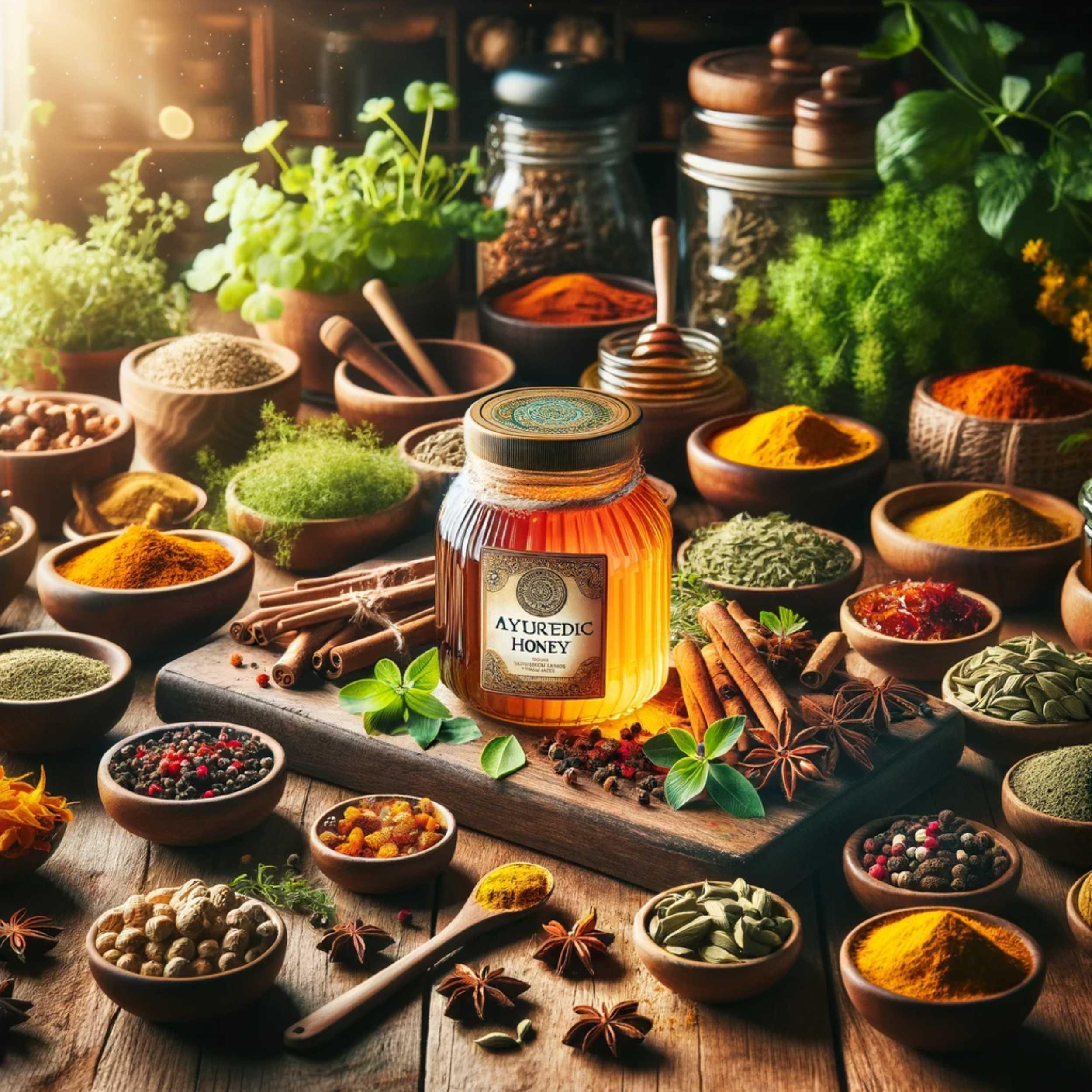 Ayurvedic Infused Honey - Saffronice