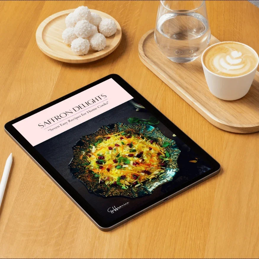 saffron ebook on tablet