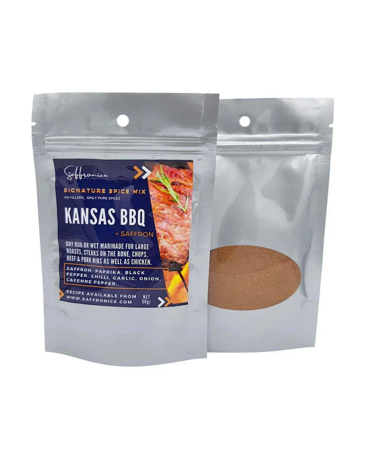 Kansas BBQ Spice Blend with Saffron - Saffronice