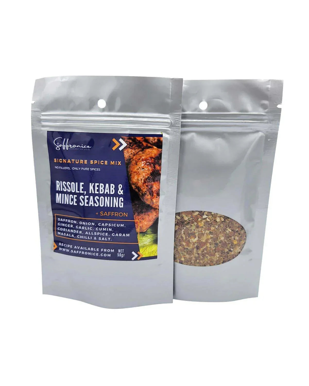 Rissole, Kebab & Mince Seasoning with Saffron - Saffronice