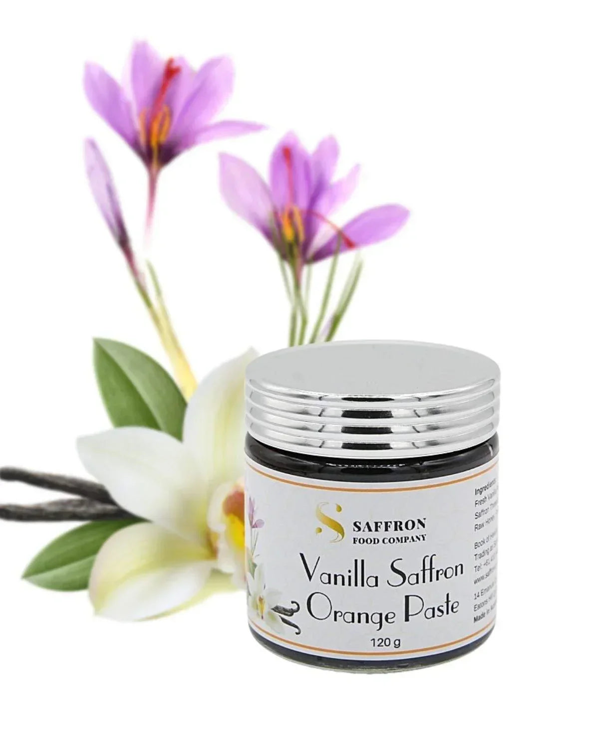 Vanilla Saffron Orange Paste - Saffronice