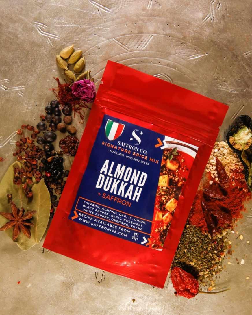 Almond Dukkah with Saffron