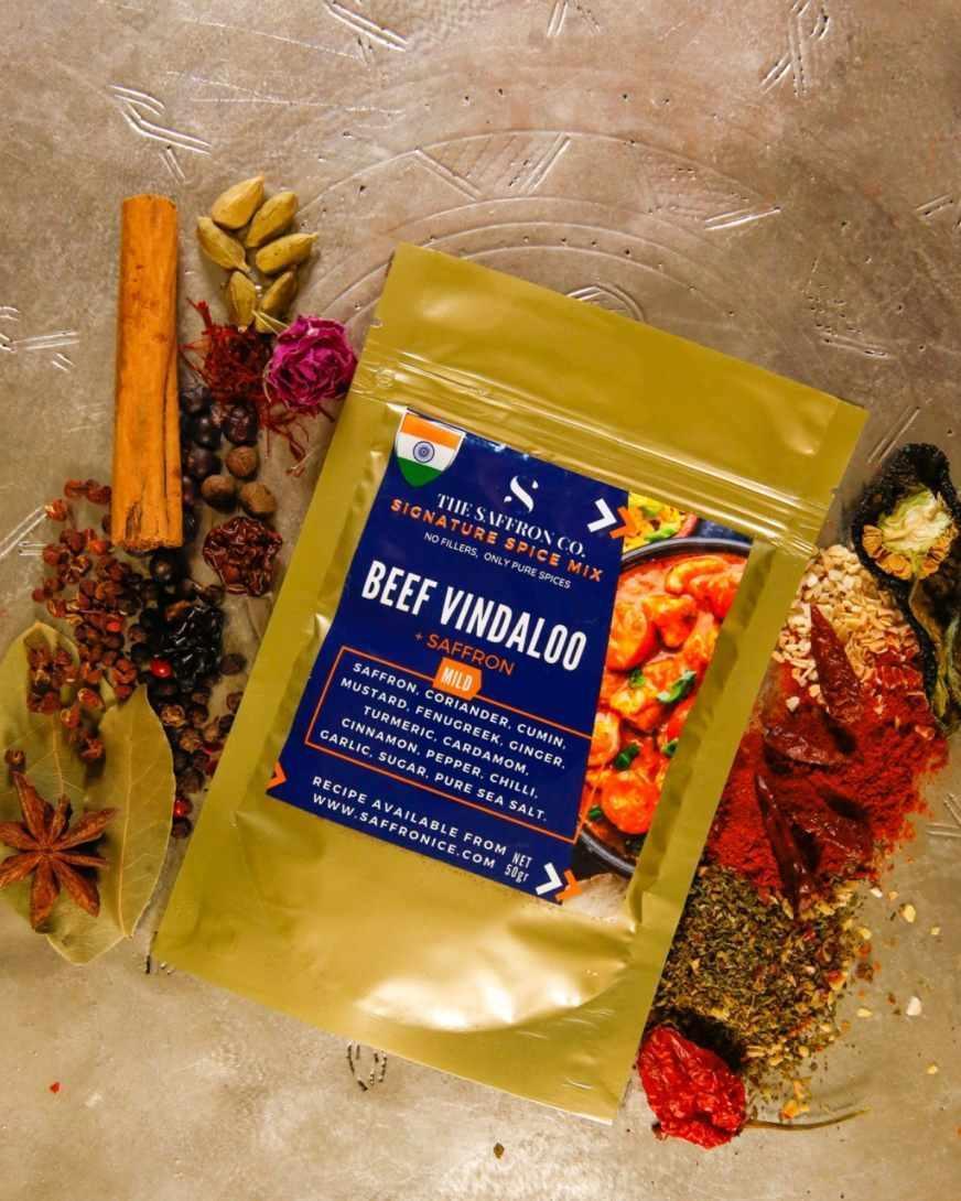 Beef Vindaloo with Saffron Spice Mix - Saffronice