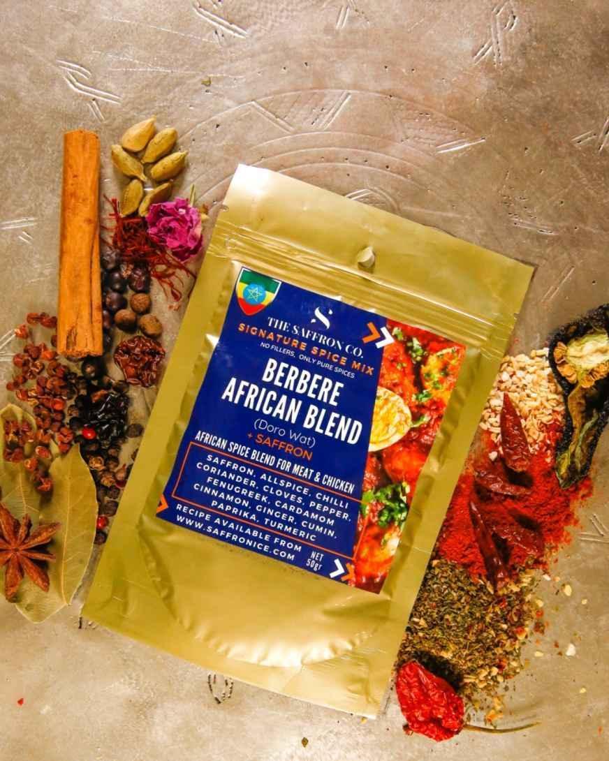 Berbere African Spice Blend with Saffron (Doro Wat) - Saffronice