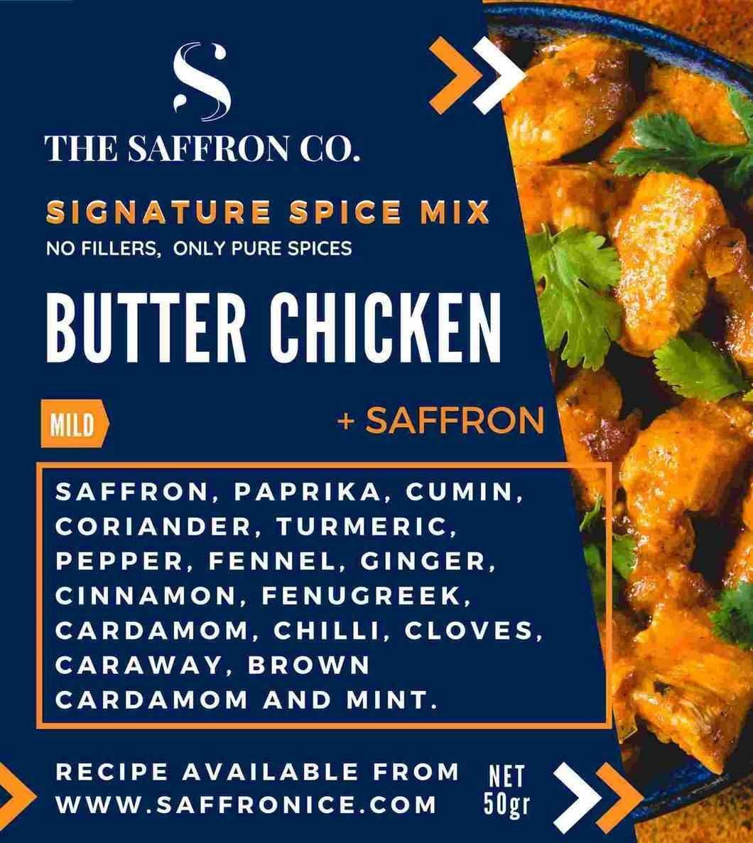 Butter Chicken with Saffron Spice Mix - Saffronice