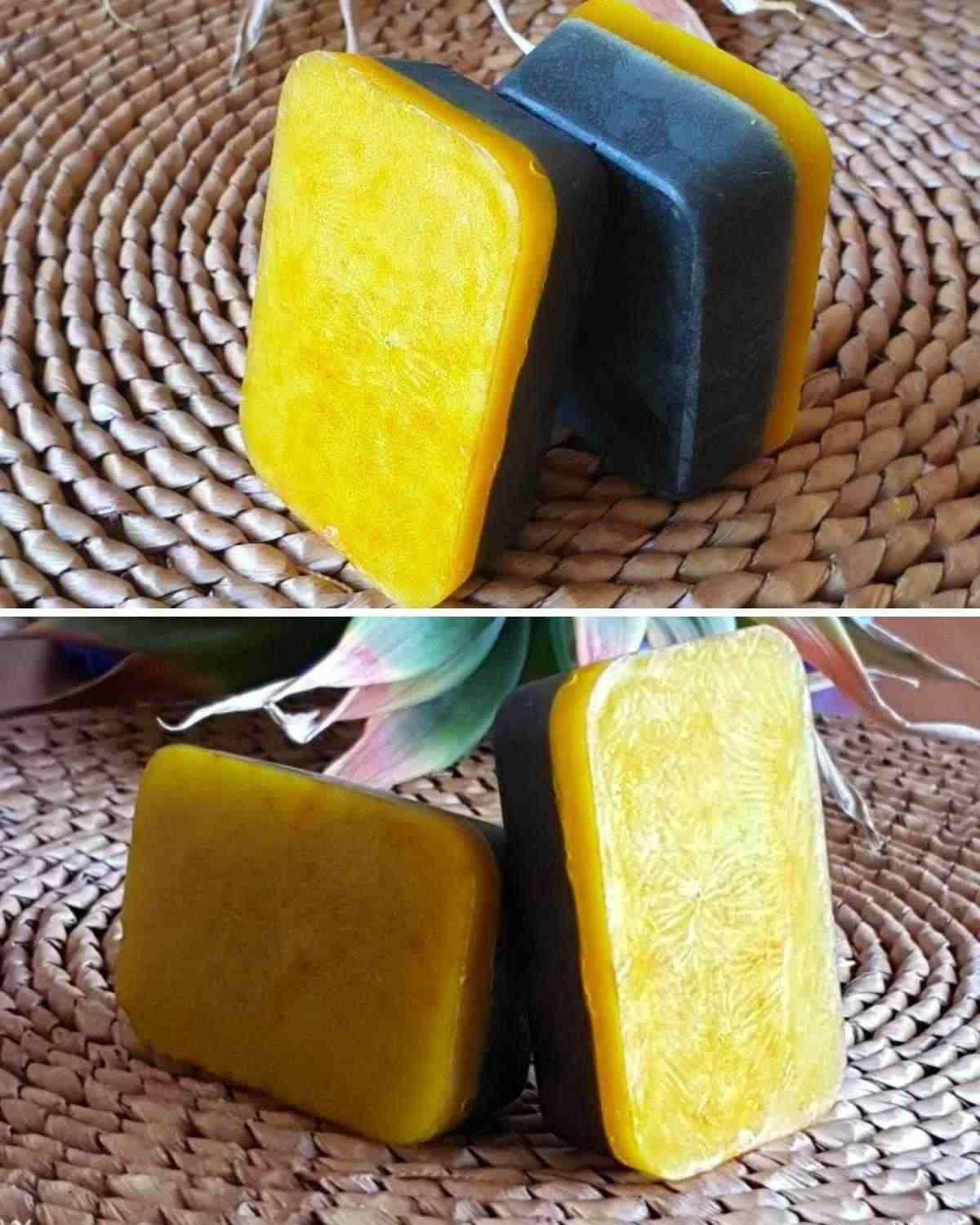 Charcoal & Saffron Soap - Exfoliate & Rejuvenate - Saffronice