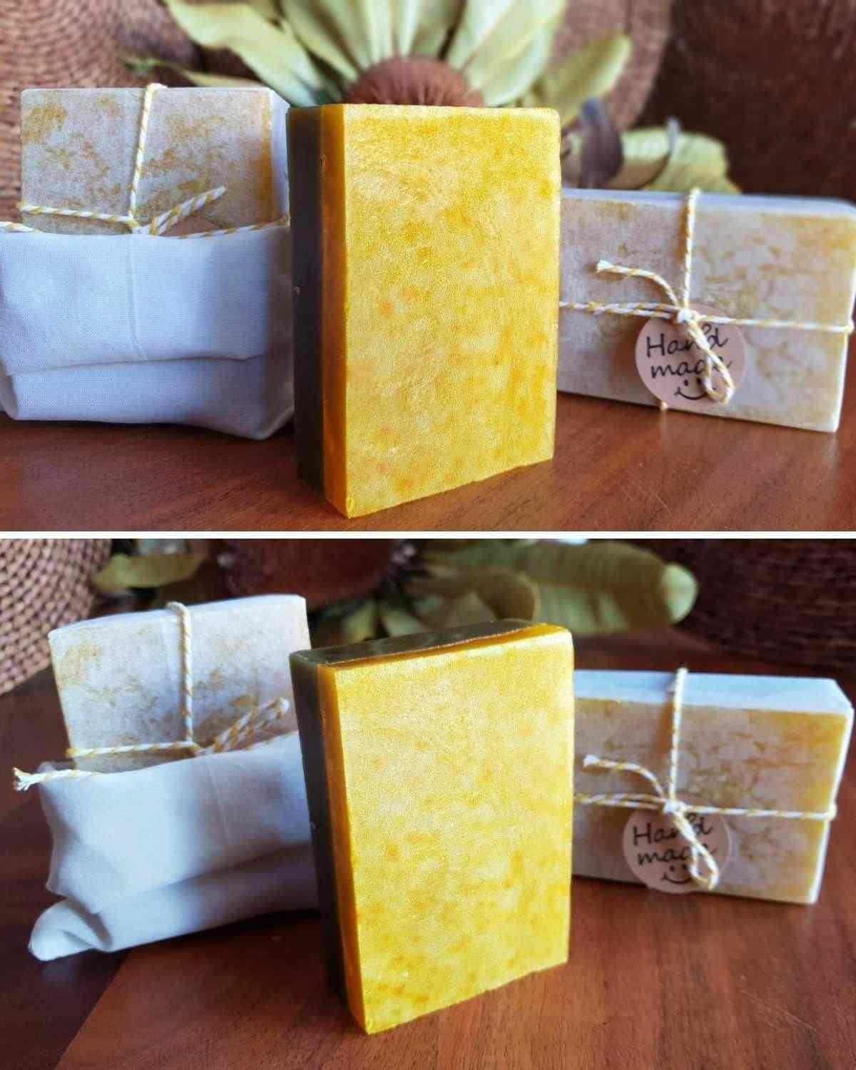 Saffron & Henna Body Soap with Shea Butter - Saffronice