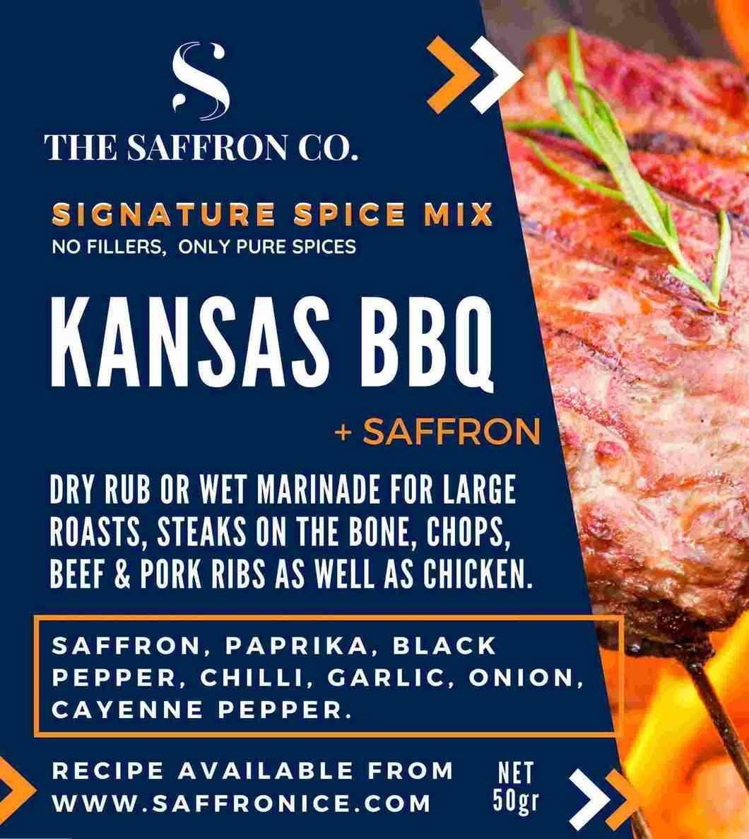 Kansas BBQ Spice Blend with Saffron - Saffronice