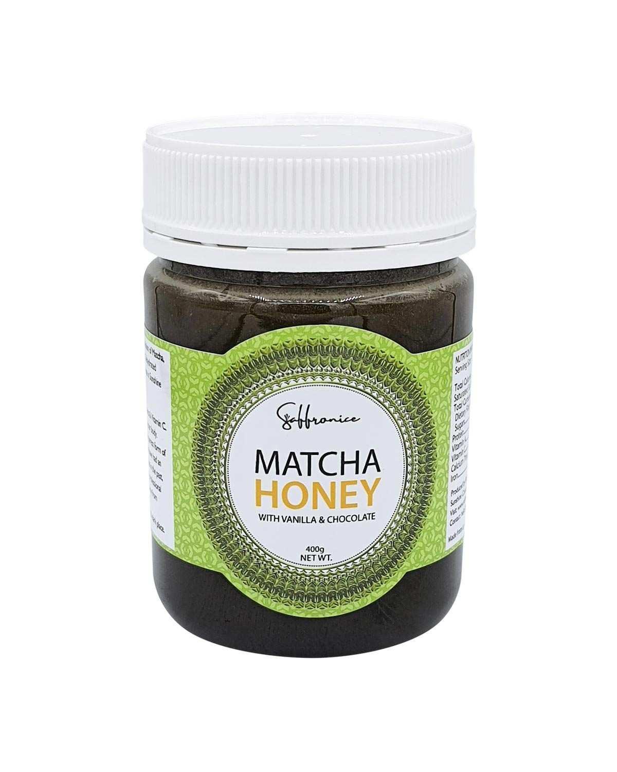 Matcha Vanilla Infused Honey - Saffronice