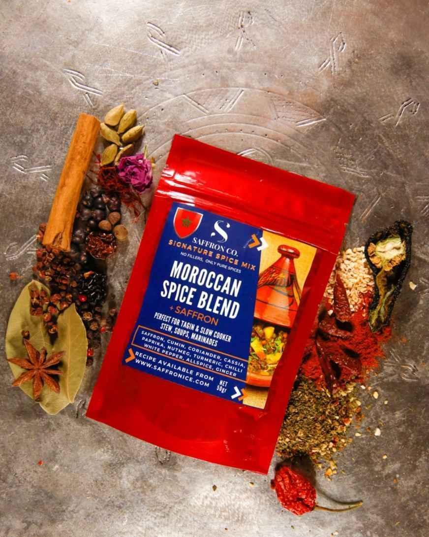 Moroccan Spice Mix With Saffron - Saffronice