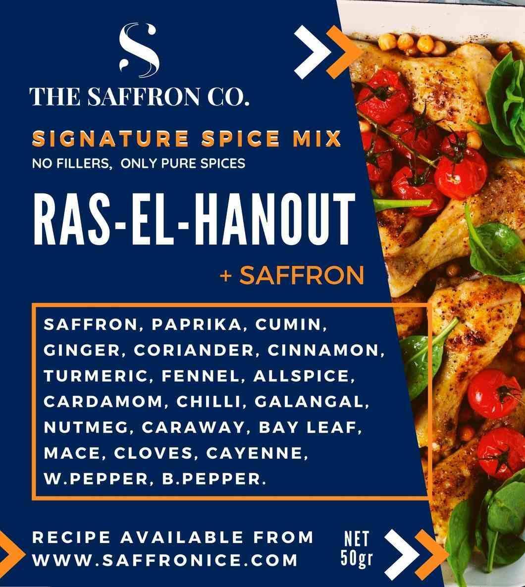 Ras-El-Hanout Spice Mix with Saffron - Saffronice