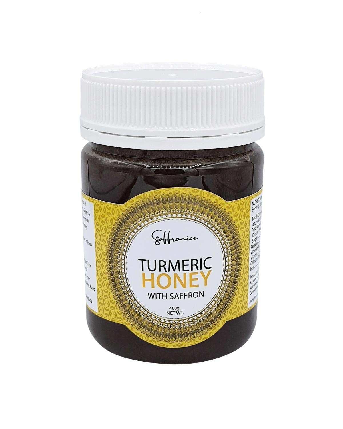 Turmeric Ginger Infused Honey With Saffron - Saffronice