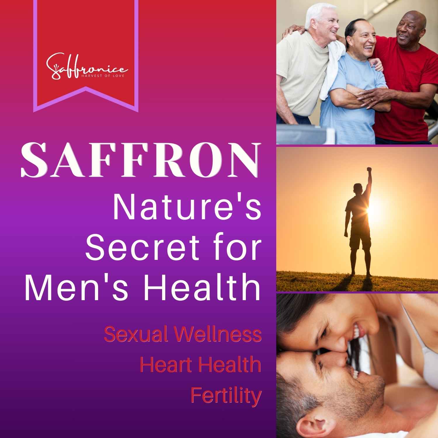 Saffron threads natural health solutions for men