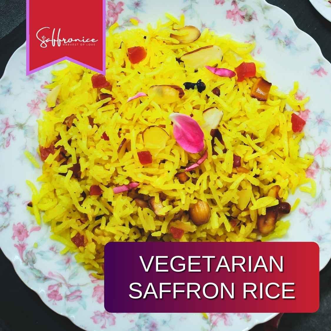 Vegetarian Saffron Rice