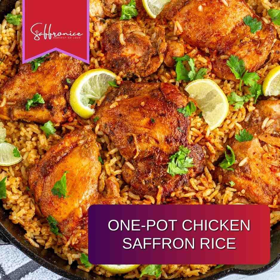 One-Pot Chicken Saffron Rice