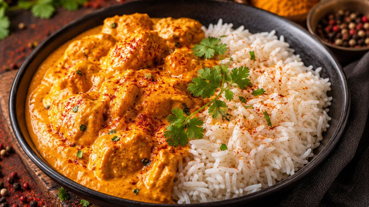 Saffron-Infused Butter Chicken