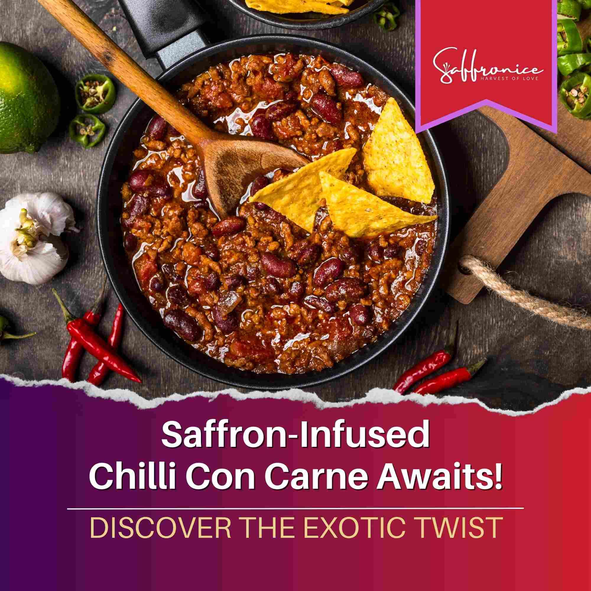 Saffron-Infused Chilli Con Carne