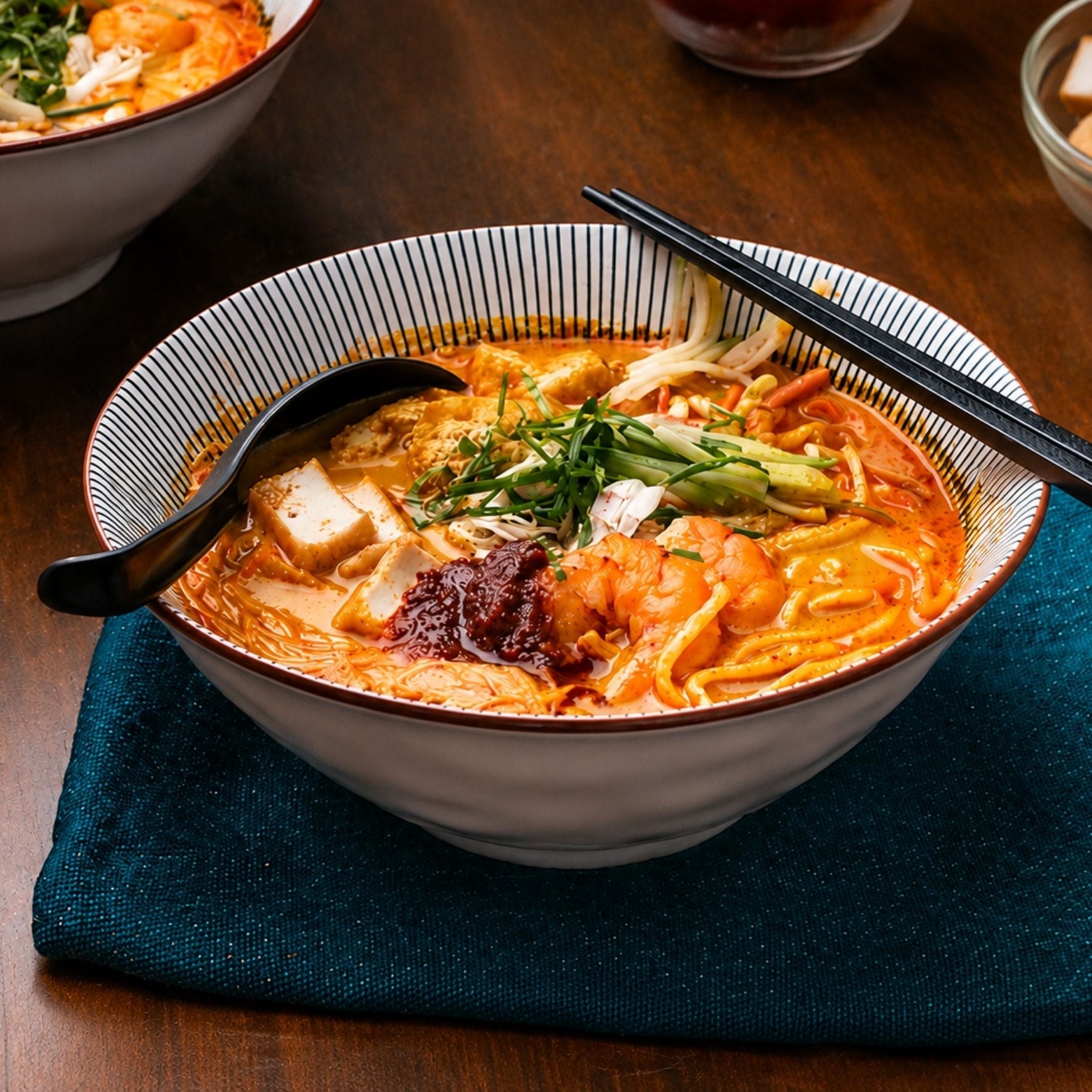 Saffron Laksa Noodle Soup