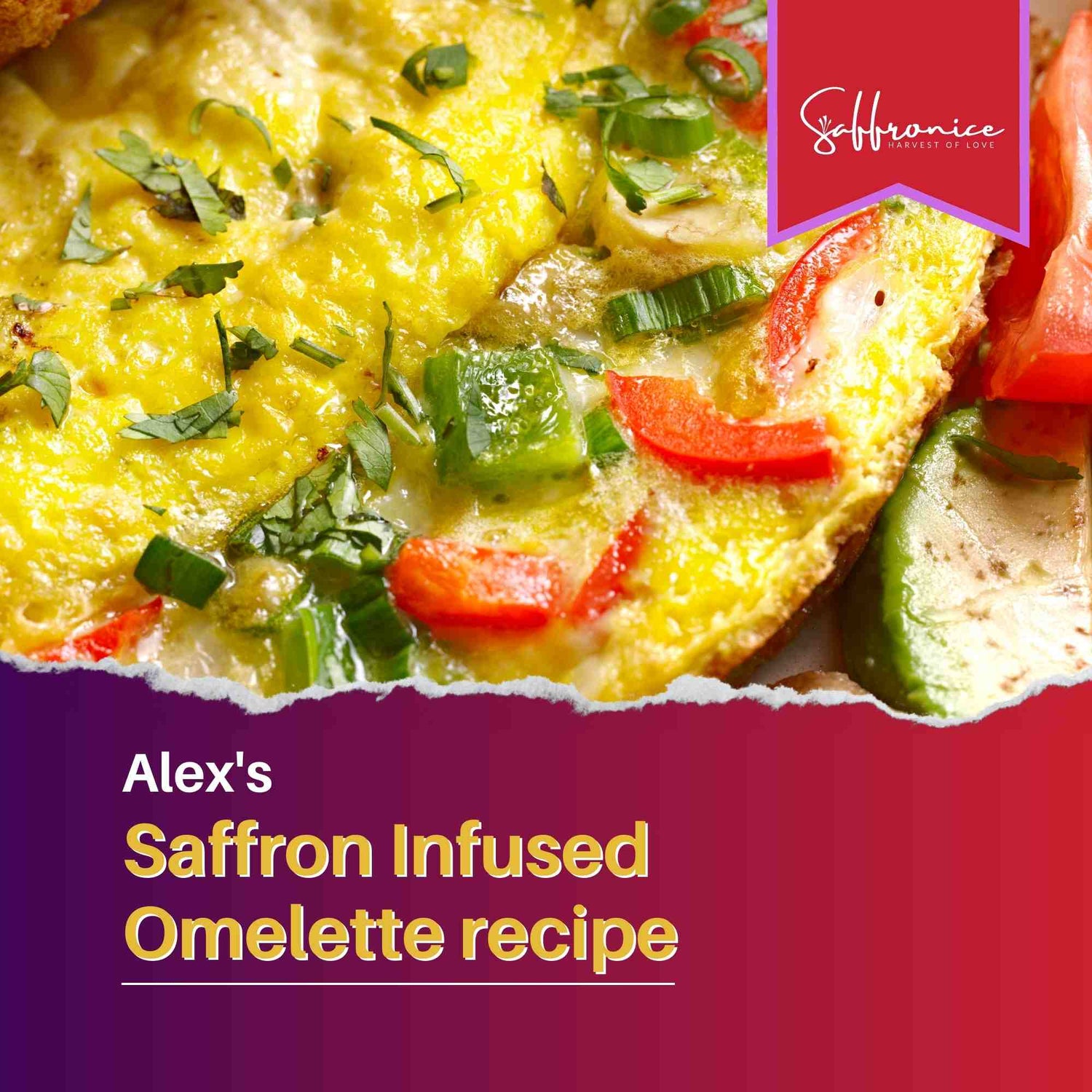 Saffron Infused Omelette