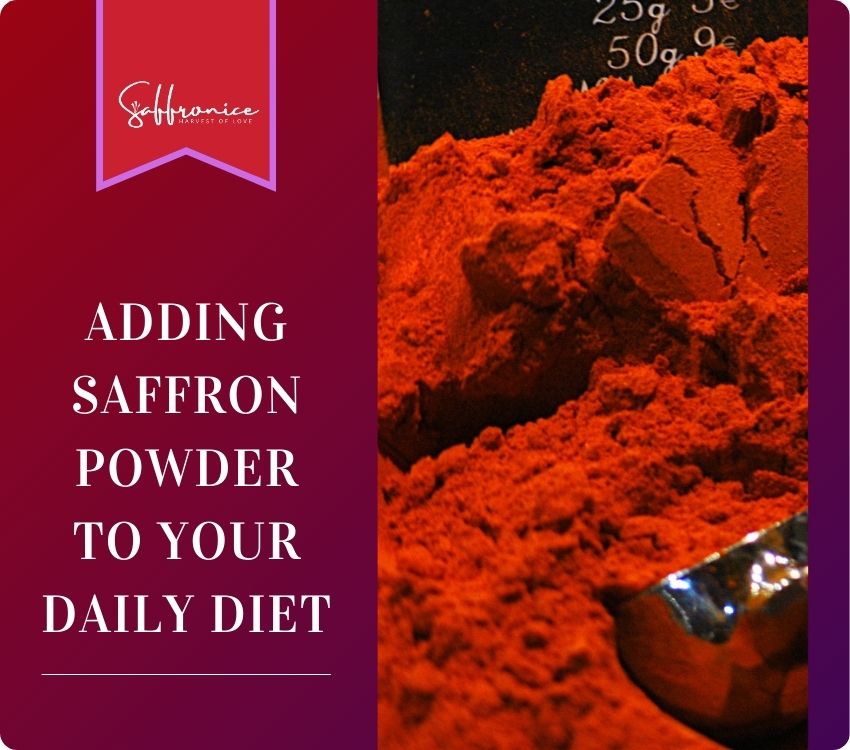 Saffron powder