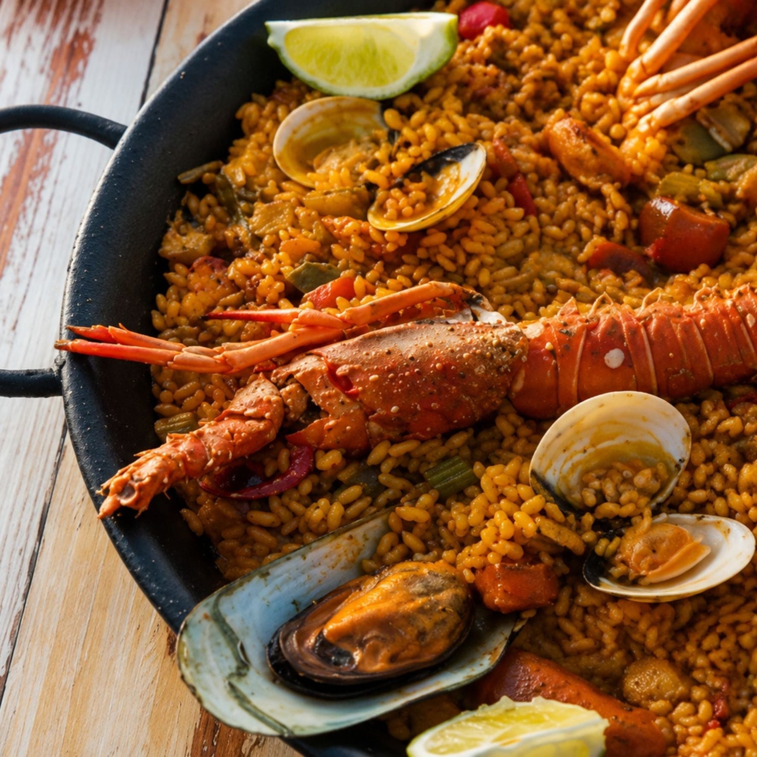 Seafood Paella with Saffron
