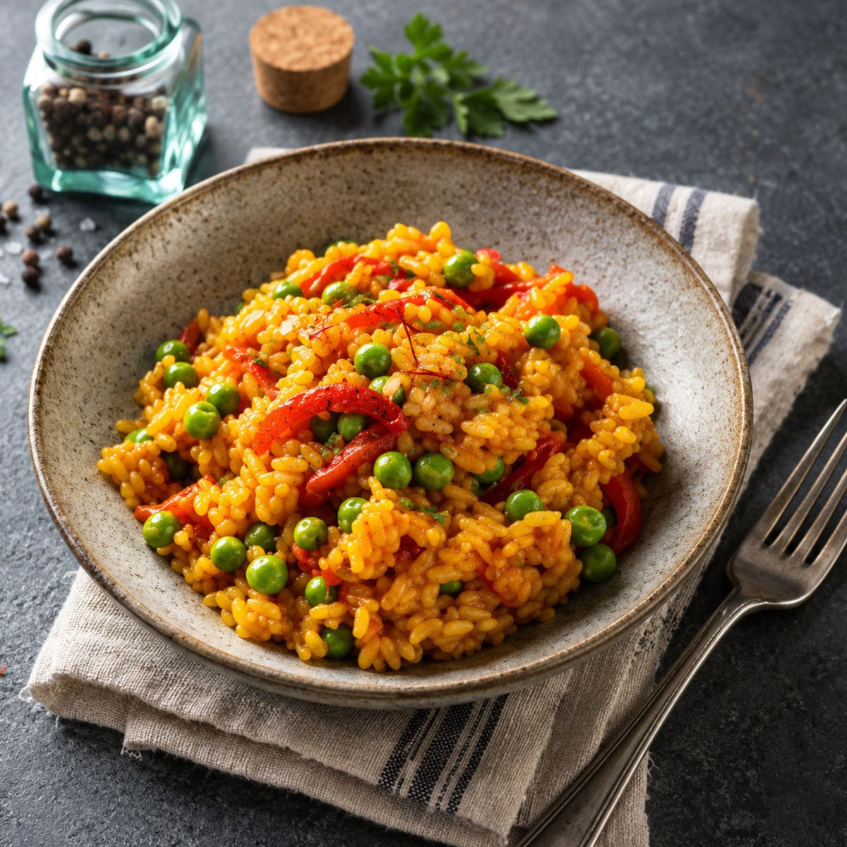 Vegetarian Saffron Paella