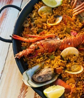 Prawn Saffron Paella