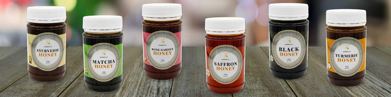 Saffron Honey &amp; Infused Honey Collection - Saffronice