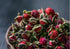 Bowl of dried rose buds