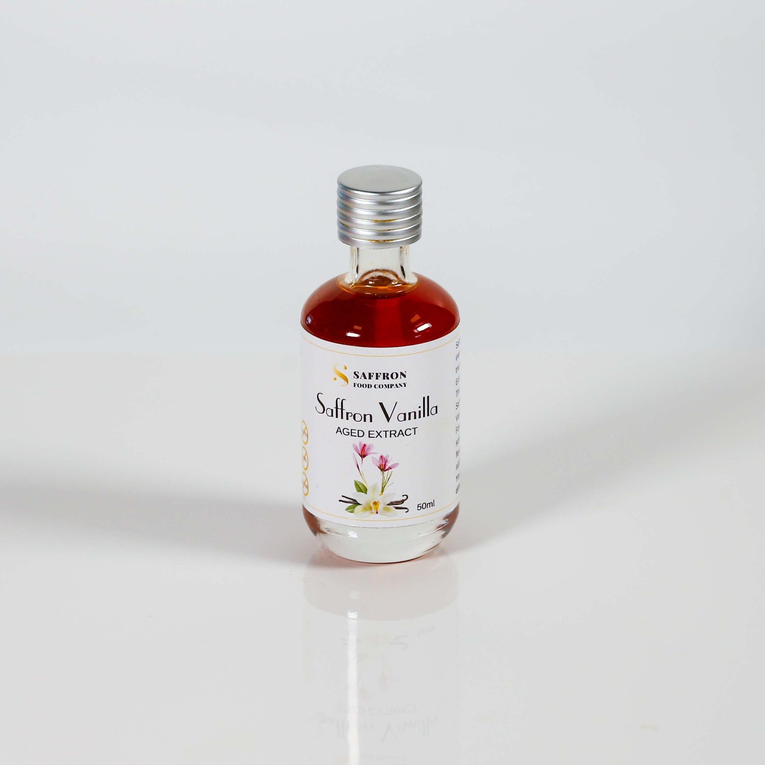 Saffron Vanilla Extract Bottle