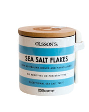 Load image into Gallery viewer, Olsson&#39;s Sea Salt Flake Stone Jar 250 Grams
