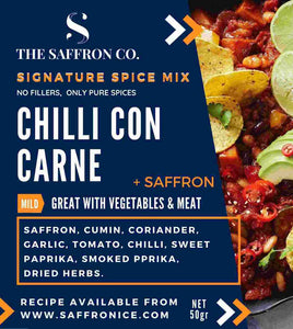 Chilli Con Carne Seasoning with Saffron 50gr