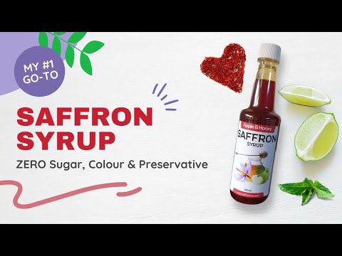 How to use Saffron Syrup
